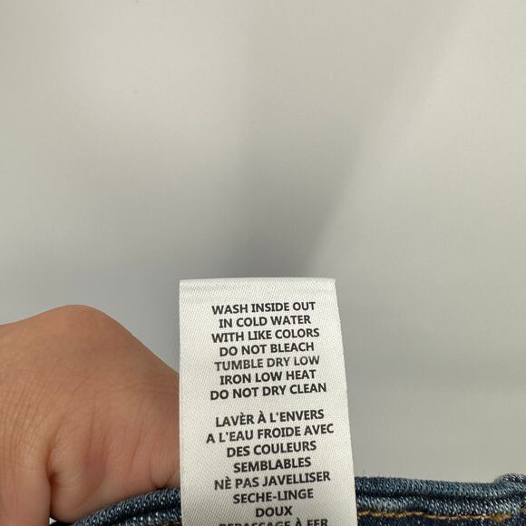 GOOD AMERICAN NWT ALWAYS FITS GOOD WAIST Denim JEANS in Blue821 // 00-4 - Picture 12 of 13